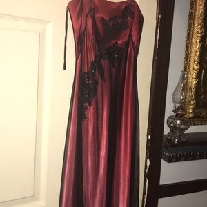Red gown